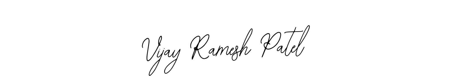 Use a signature maker to create a handwritten signature online. With this signature software, you can design (Bearetta-2O07w) your own signature for name Vijay Ramesh Patel. Vijay Ramesh Patel signature style 12 images and pictures png