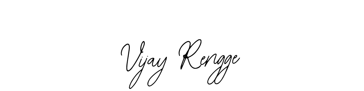 Bearetta-2O07w is a professional signature style that is perfect for those who want to add a touch of class to their signature. It is also a great choice for those who want to make their signature more unique. Get Vijay Rengge name to fancy signature for free. Vijay Rengge signature style 12 images and pictures png