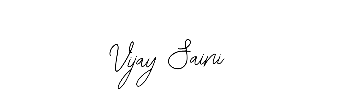 You should practise on your own different ways (Bearetta-2O07w) to write your name (Vijay Saini) in signature. don't let someone else do it for you. Vijay Saini signature style 12 images and pictures png