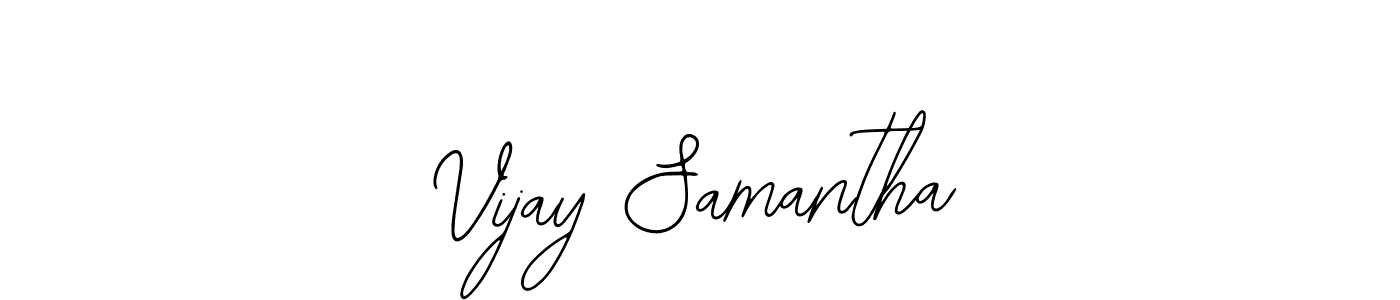 Create a beautiful signature design for name Vijay Samantha. With this signature (Bearetta-2O07w) fonts, you can make a handwritten signature for free. Vijay Samantha signature style 12 images and pictures png