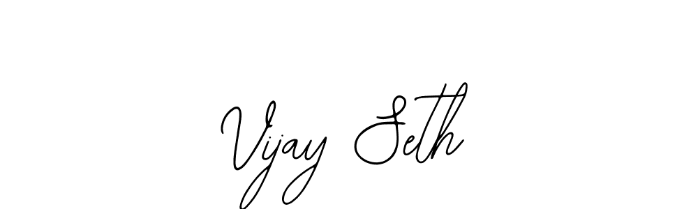 How to Draw Vijay Seth signature style? Bearetta-2O07w is a latest design signature styles for name Vijay Seth. Vijay Seth signature style 12 images and pictures png