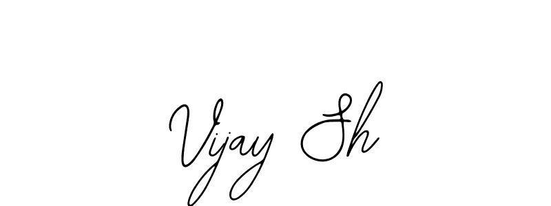Make a beautiful signature design for name Vijay Sh. Use this online signature maker to create a handwritten signature for free. Vijay Sh signature style 12 images and pictures png