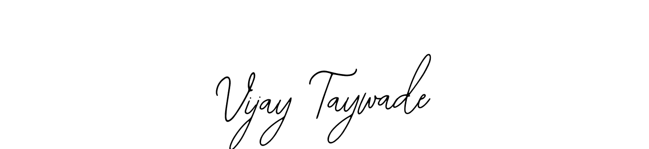 Use a signature maker to create a handwritten signature online. With this signature software, you can design (Bearetta-2O07w) your own signature for name Vijay Taywade. Vijay Taywade signature style 12 images and pictures png