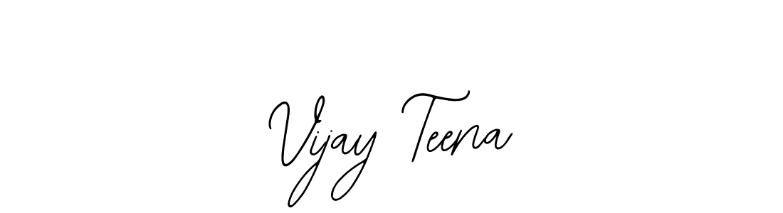 You can use this online signature creator to create a handwritten signature for the name Vijay Teena. This is the best online autograph maker. Vijay Teena signature style 12 images and pictures png