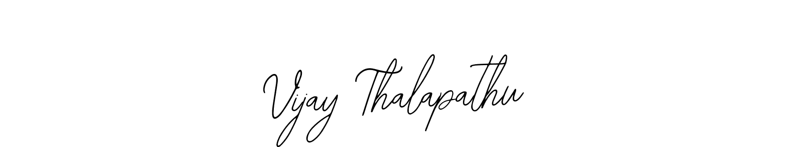 Design your own signature with our free online signature maker. With this signature software, you can create a handwritten (Bearetta-2O07w) signature for name Vijay Thalapathu. Vijay Thalapathu signature style 12 images and pictures png