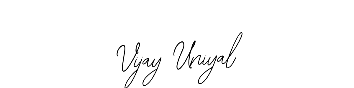 See photos of Vijay Uniyal official signature by Spectra . Check more albums & portfolios. Read reviews & check more about Bearetta-2O07w font. Vijay Uniyal signature style 12 images and pictures png