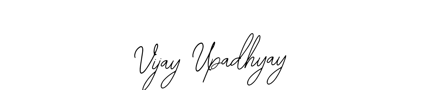 Make a beautiful signature design for name Vijay Upadhyay. With this signature (Bearetta-2O07w) style, you can create a handwritten signature for free. Vijay Upadhyay signature style 12 images and pictures png