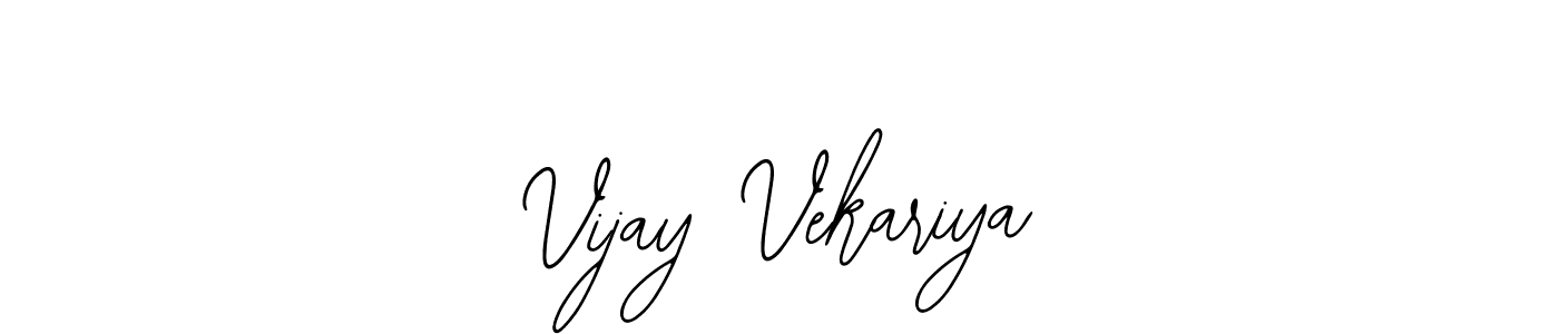 Make a beautiful signature design for name Vijay Vekariya. With this signature (Bearetta-2O07w) style, you can create a handwritten signature for free. Vijay Vekariya signature style 12 images and pictures png