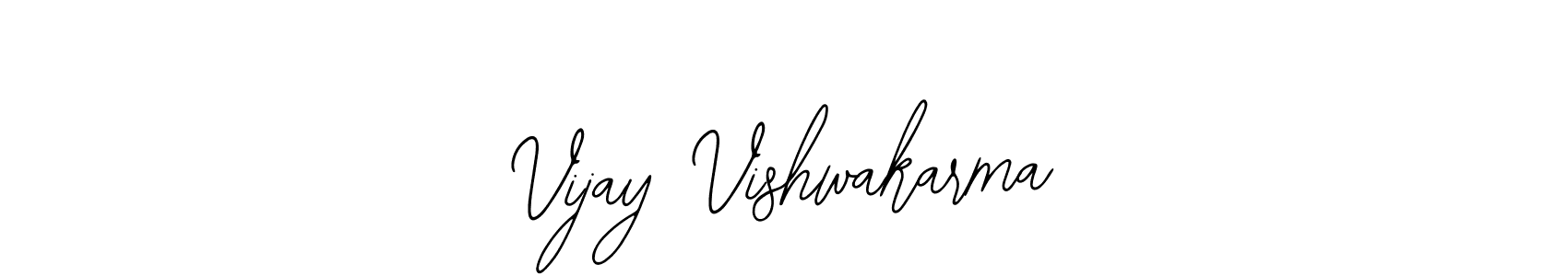 How to make Vijay Vishwakarma signature? Bearetta-2O07w is a professional autograph style. Create handwritten signature for Vijay Vishwakarma name. Vijay Vishwakarma signature style 12 images and pictures png