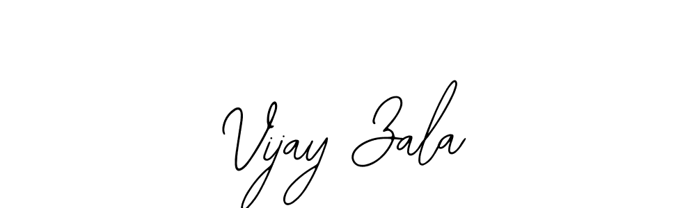 Make a beautiful signature design for name Vijay Zala. Use this online signature maker to create a handwritten signature for free. Vijay Zala signature style 12 images and pictures png