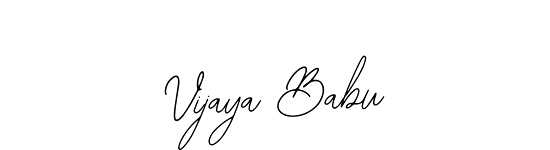 How to make Vijaya Babu name signature. Use Bearetta-2O07w style for creating short signs online. This is the latest handwritten sign. Vijaya Babu signature style 12 images and pictures png