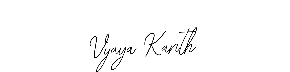 You should practise on your own different ways (Bearetta-2O07w) to write your name (Vijaya Kanth) in signature. don't let someone else do it for you. Vijaya Kanth signature style 12 images and pictures png