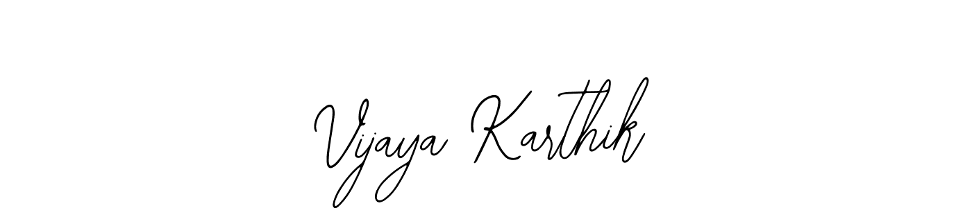 Vijaya Karthik stylish signature style. Best Handwritten Sign (Bearetta-2O07w) for my name. Handwritten Signature Collection Ideas for my name Vijaya Karthik. Vijaya Karthik signature style 12 images and pictures png