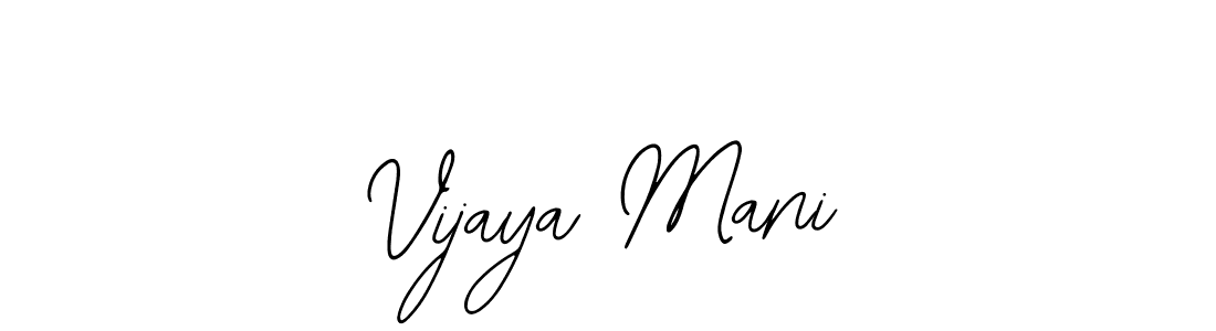 The best way (Bearetta-2O07w) to make a short signature is to pick only two or three words in your name. The name Vijaya Mani include a total of six letters. For converting this name. Vijaya Mani signature style 12 images and pictures png