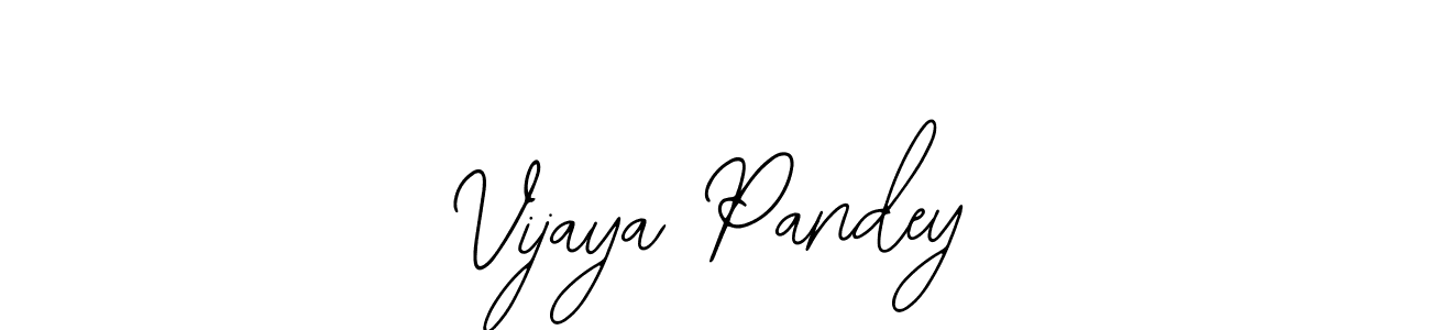 Also we have Vijaya Pandey name is the best signature style. Create professional handwritten signature collection using Bearetta-2O07w autograph style. Vijaya Pandey signature style 12 images and pictures png