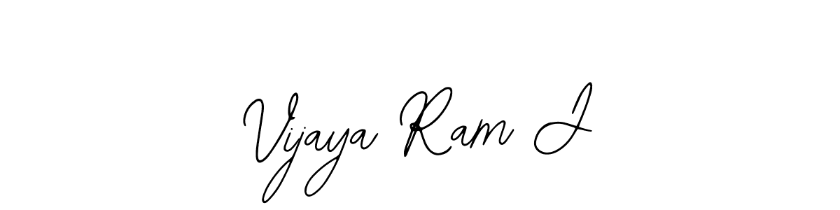 How to Draw Vijaya Ram J signature style? Bearetta-2O07w is a latest design signature styles for name Vijaya Ram J. Vijaya Ram J signature style 12 images and pictures png
