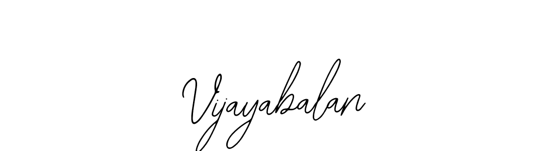 Vijayabalan stylish signature style. Best Handwritten Sign (Bearetta-2O07w) for my name. Handwritten Signature Collection Ideas for my name Vijayabalan. Vijayabalan signature style 12 images and pictures png