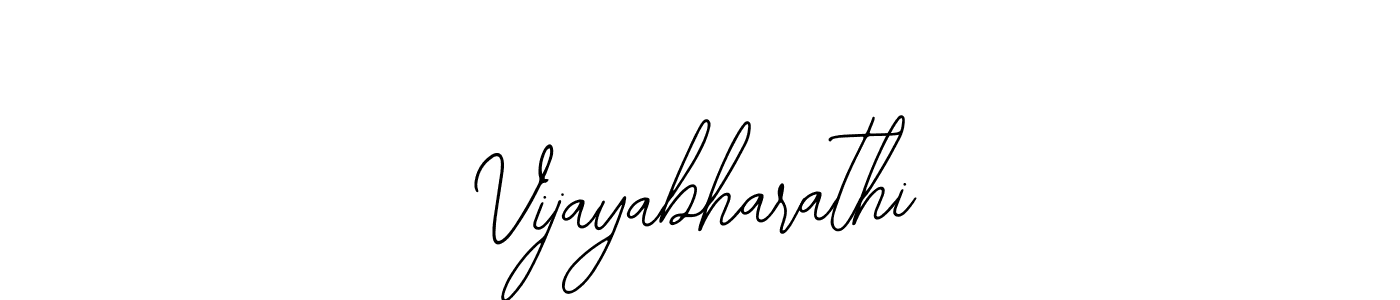 Also we have Vijayabharathi name is the best signature style. Create professional handwritten signature collection using Bearetta-2O07w autograph style. Vijayabharathi signature style 12 images and pictures png