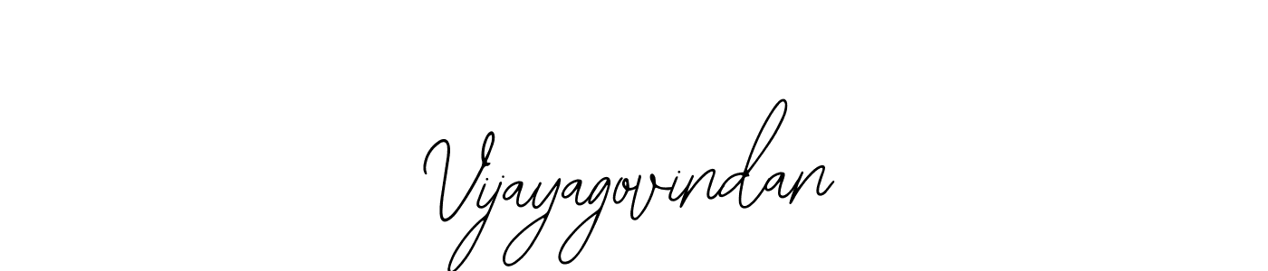 How to make Vijayagovindan name signature. Use Bearetta-2O07w style for creating short signs online. This is the latest handwritten sign. Vijayagovindan signature style 12 images and pictures png