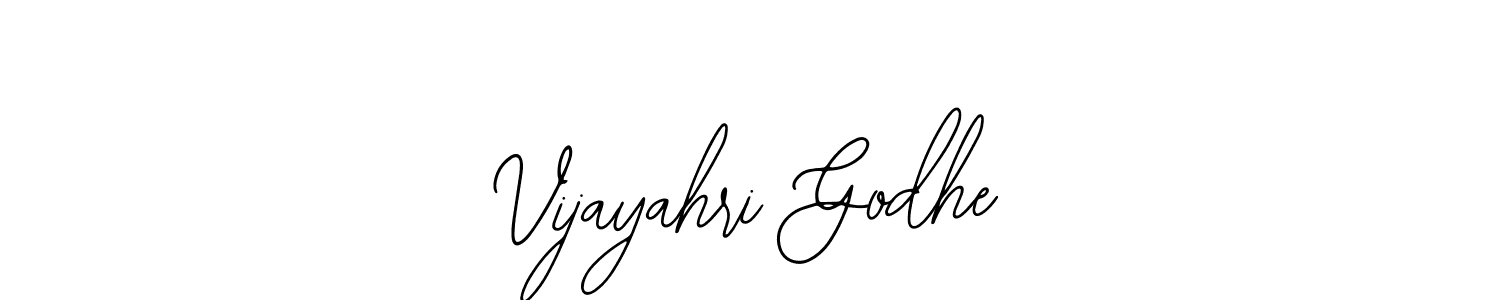 The best way (Bearetta-2O07w) to make a short signature is to pick only two or three words in your name. The name Vijayahri Godhe include a total of six letters. For converting this name. Vijayahri Godhe signature style 12 images and pictures png