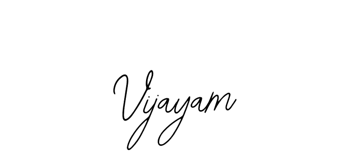 Create a beautiful signature design for name Vijayam. With this signature (Bearetta-2O07w) fonts, you can make a handwritten signature for free. Vijayam signature style 12 images and pictures png