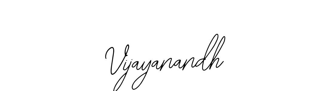 Create a beautiful signature design for name Vijayanandh. With this signature (Bearetta-2O07w) fonts, you can make a handwritten signature for free. Vijayanandh signature style 12 images and pictures png