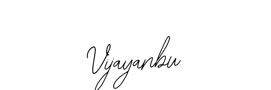 Use a signature maker to create a handwritten signature online. With this signature software, you can design (Bearetta-2O07w) your own signature for name Vijayanbu. Vijayanbu signature style 12 images and pictures png