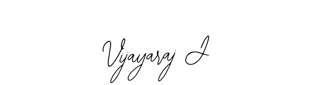 Design your own signature with our free online signature maker. With this signature software, you can create a handwritten (Bearetta-2O07w) signature for name Vijayaraj J. Vijayaraj J signature style 12 images and pictures png