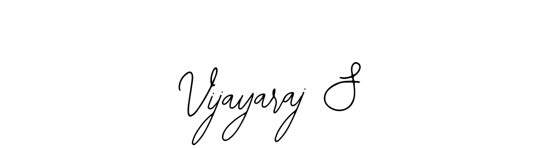 Also we have Vijayaraj S name is the best signature style. Create professional handwritten signature collection using Bearetta-2O07w autograph style. Vijayaraj S signature style 12 images and pictures png