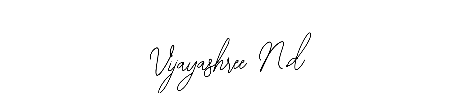 The best way (Bearetta-2O07w) to make a short signature is to pick only two or three words in your name. The name Vijayashree N.d include a total of six letters. For converting this name. Vijayashree N.d signature style 12 images and pictures png