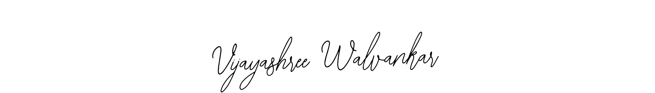 Vijayashree Walvankar stylish signature style. Best Handwritten Sign (Bearetta-2O07w) for my name. Handwritten Signature Collection Ideas for my name Vijayashree Walvankar. Vijayashree Walvankar signature style 12 images and pictures png
