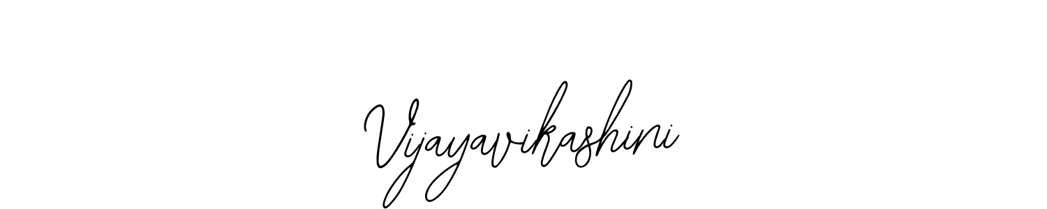 Design your own signature with our free online signature maker. With this signature software, you can create a handwritten (Bearetta-2O07w) signature for name Vijayavikashini. Vijayavikashini signature style 12 images and pictures png