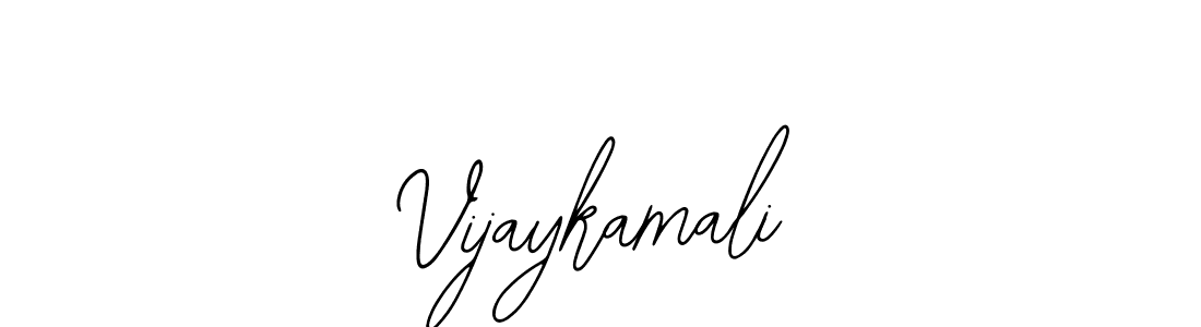 Make a beautiful signature design for name Vijaykamali. With this signature (Bearetta-2O07w) style, you can create a handwritten signature for free. Vijaykamali signature style 12 images and pictures png