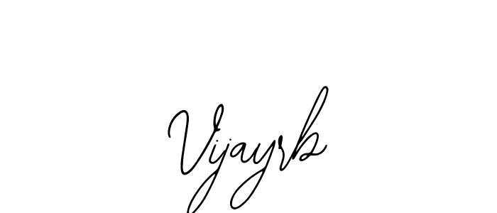 Make a beautiful signature design for name Vijayrb. Use this online signature maker to create a handwritten signature for free. Vijayrb signature style 12 images and pictures png