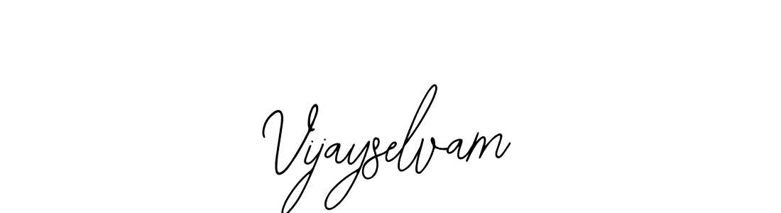 Also we have Vijayselvam name is the best signature style. Create professional handwritten signature collection using Bearetta-2O07w autograph style. Vijayselvam signature style 12 images and pictures png