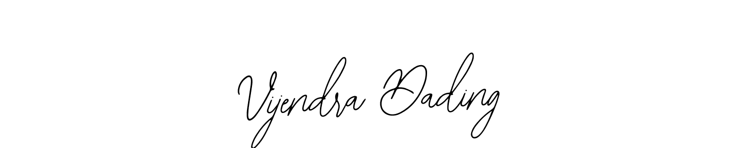 Use a signature maker to create a handwritten signature online. With this signature software, you can design (Bearetta-2O07w) your own signature for name Vijendra Dading. Vijendra Dading signature style 12 images and pictures png