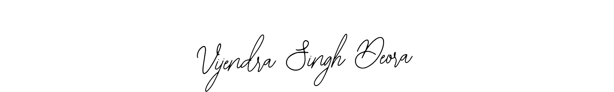 Design your own signature with our free online signature maker. With this signature software, you can create a handwritten (Bearetta-2O07w) signature for name Vijendra Singh Deora. Vijendra Singh Deora signature style 12 images and pictures png