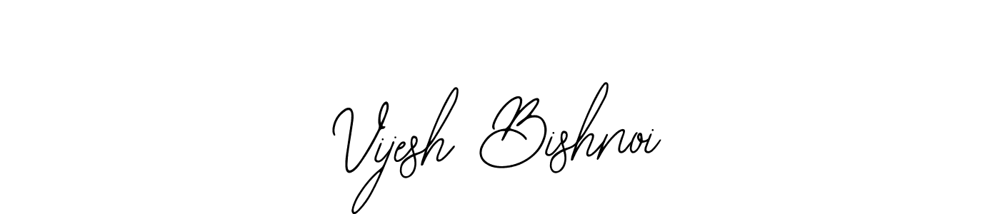 The best way (Bearetta-2O07w) to make a short signature is to pick only two or three words in your name. The name Vijesh Bishnoi include a total of six letters. For converting this name. Vijesh Bishnoi signature style 12 images and pictures png