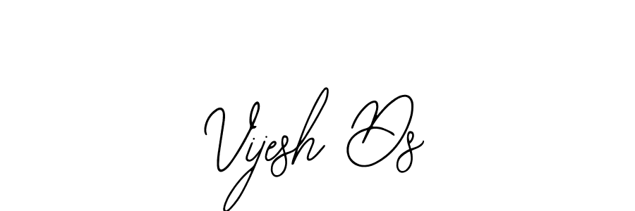 Vijesh Ds stylish signature style. Best Handwritten Sign (Bearetta-2O07w) for my name. Handwritten Signature Collection Ideas for my name Vijesh Ds. Vijesh Ds signature style 12 images and pictures png