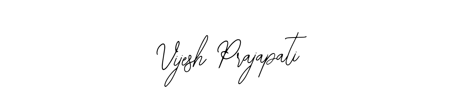 Design your own signature with our free online signature maker. With this signature software, you can create a handwritten (Bearetta-2O07w) signature for name Vijesh Prajapati. Vijesh Prajapati signature style 12 images and pictures png