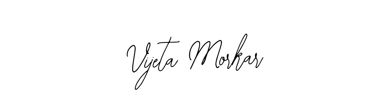 It looks lik you need a new signature style for name Vijeta Morkar. Design unique handwritten (Bearetta-2O07w) signature with our free signature maker in just a few clicks. Vijeta Morkar signature style 12 images and pictures png