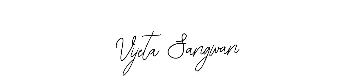 Make a beautiful signature design for name Vijeta Sangwan. Use this online signature maker to create a handwritten signature for free. Vijeta Sangwan signature style 12 images and pictures png