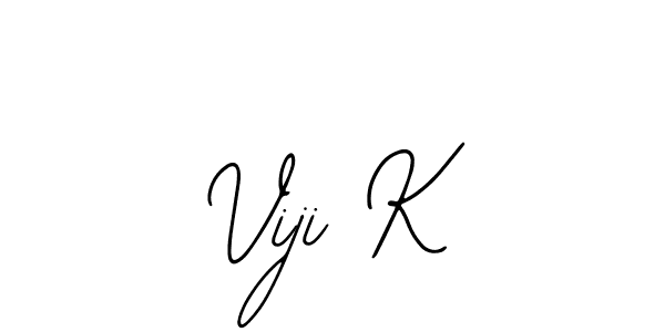 It looks lik you need a new signature style for name Viji K. Design unique handwritten (Bearetta-2O07w) signature with our free signature maker in just a few clicks. Viji K signature style 12 images and pictures png