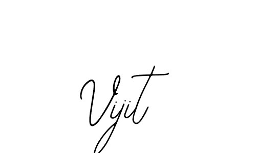 Use a signature maker to create a handwritten signature online. With this signature software, you can design (Bearetta-2O07w) your own signature for name Vijit. Vijit signature style 12 images and pictures png