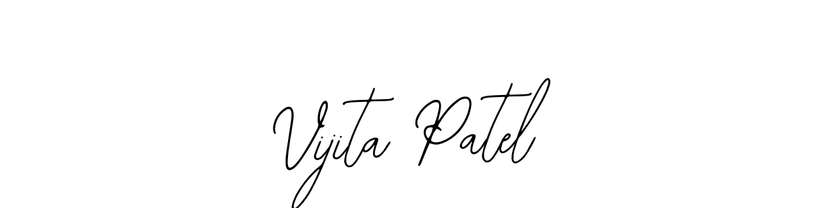 Also You can easily find your signature by using the search form. We will create Vijita Patel name handwritten signature images for you free of cost using Bearetta-2O07w sign style. Vijita Patel signature style 12 images and pictures png