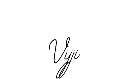 How to make Vijji name signature. Use Bearetta-2O07w style for creating short signs online. This is the latest handwritten sign. Vijji signature style 12 images and pictures png