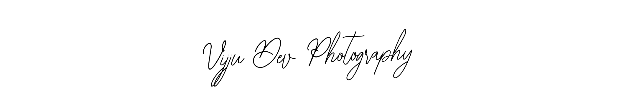 Use a signature maker to create a handwritten signature online. With this signature software, you can design (Bearetta-2O07w) your own signature for name Vijju Dev Photography. Vijju Dev Photography signature style 12 images and pictures png