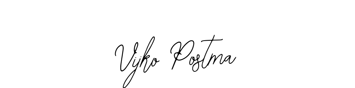 You can use this online signature creator to create a handwritten signature for the name Vijko Postma. This is the best online autograph maker. Vijko Postma signature style 12 images and pictures png