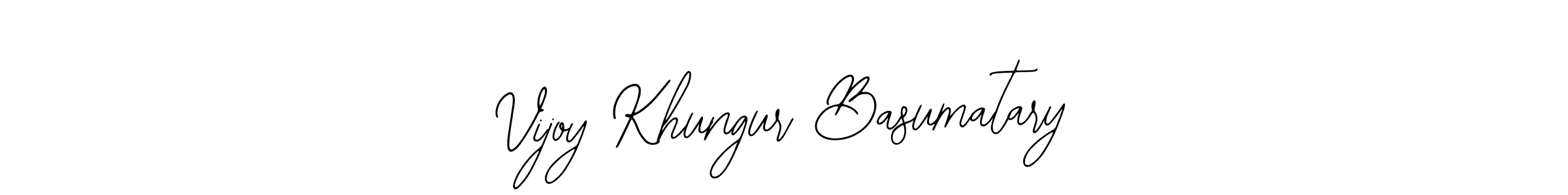 Create a beautiful signature design for name Vijoy Khungur Basumatary. With this signature (Bearetta-2O07w) fonts, you can make a handwritten signature for free. Vijoy Khungur Basumatary signature style 12 images and pictures png