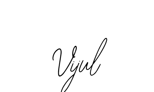 Create a beautiful signature design for name Vijul. With this signature (Bearetta-2O07w) fonts, you can make a handwritten signature for free. Vijul signature style 12 images and pictures png